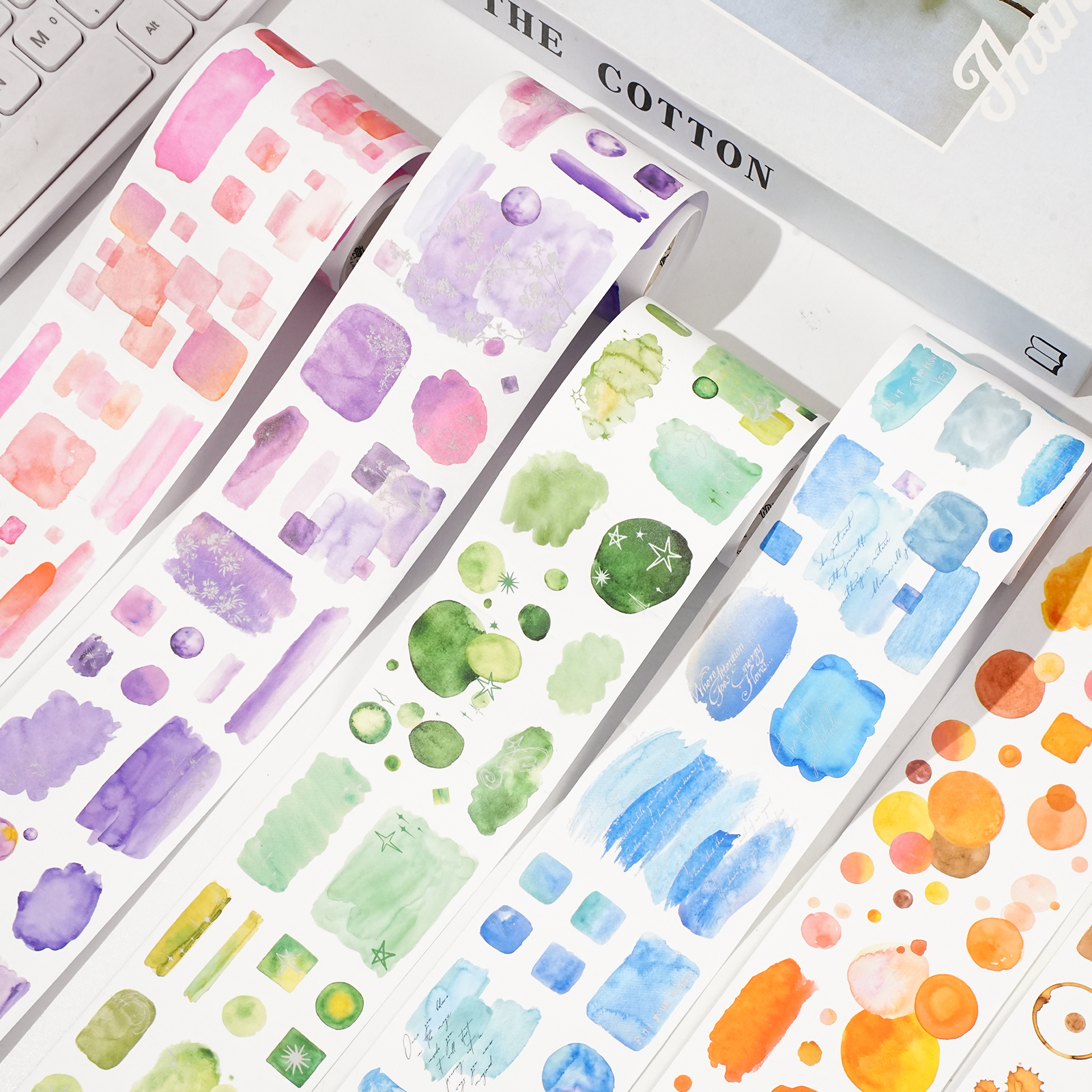 Phone Accessories Background - Etori Life 60Mm*2M Macaron Watercolor Gradient