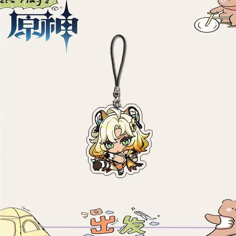 Phone Accessories Europe - genshin Xilonen Cartoon Anime Pendant Keychains