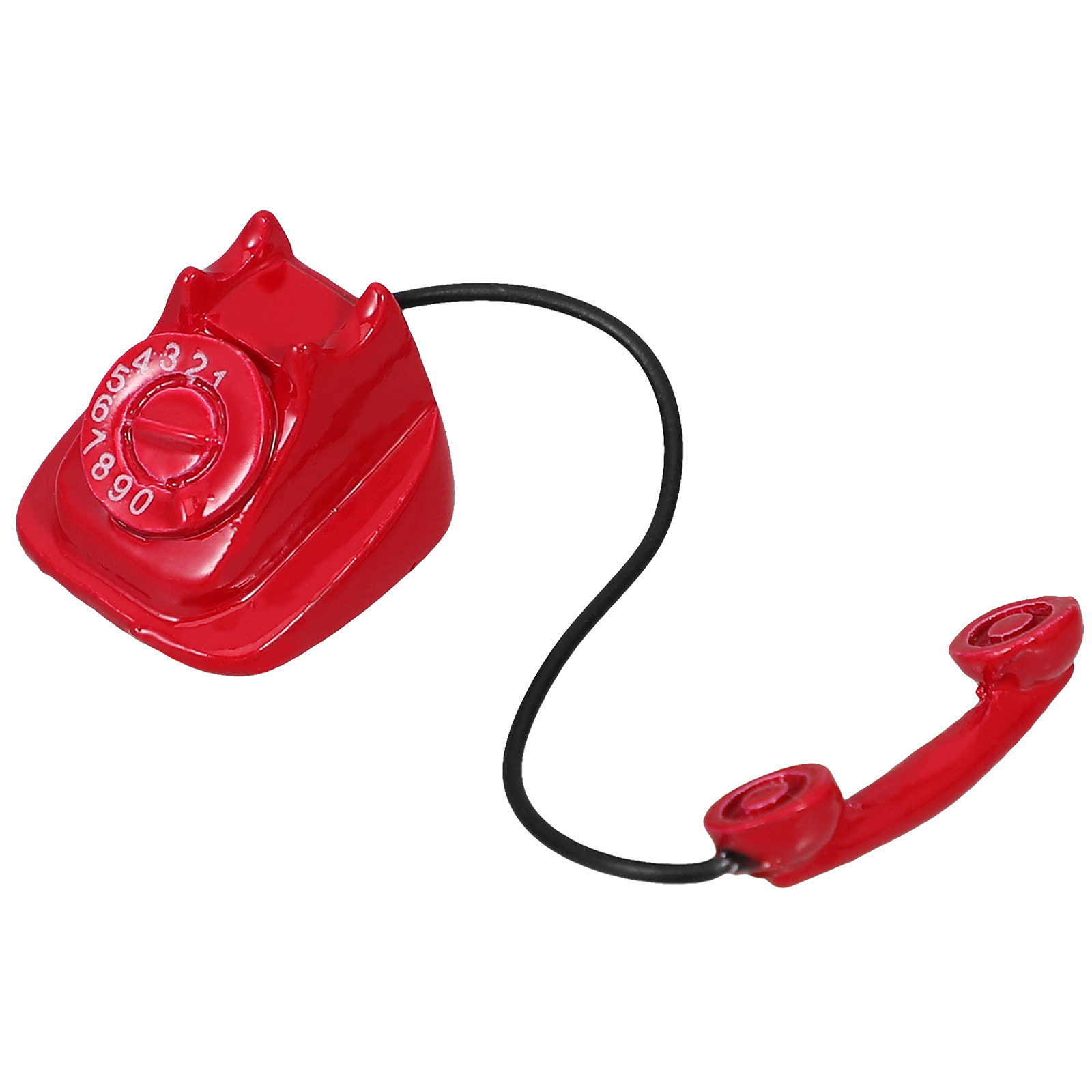 Phone Accessories Europe - Miniature Vintage Rotary Phone Accessory Old