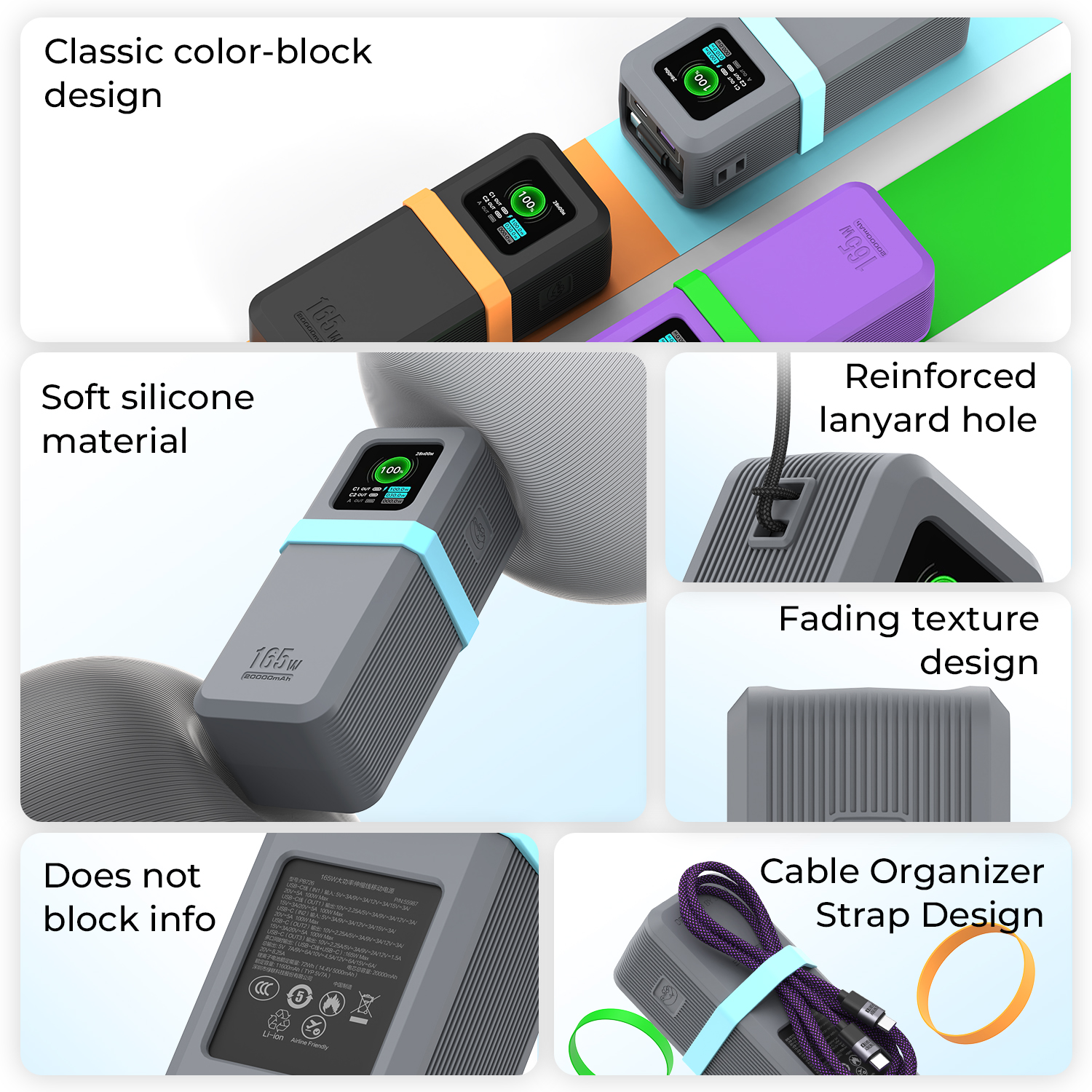 SIKAI Silicone Case for UGREEN - Portable Charger 20000Mah recensione e prezzo
