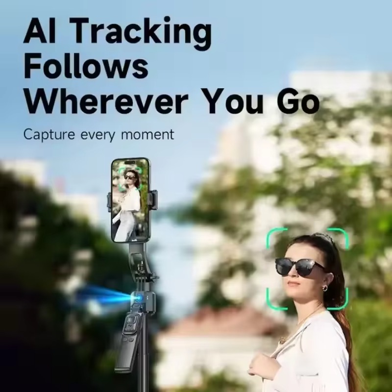 C17 Foldable AI Face Tracking  - Selfie Stick Tripod recensione e prezzo