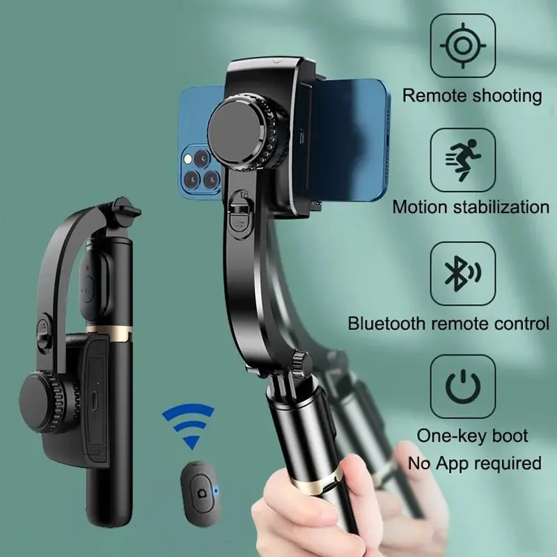 Q08 Handheld Gimbal Stabilisat - Selfie Stick Tripod recensione e prezzo