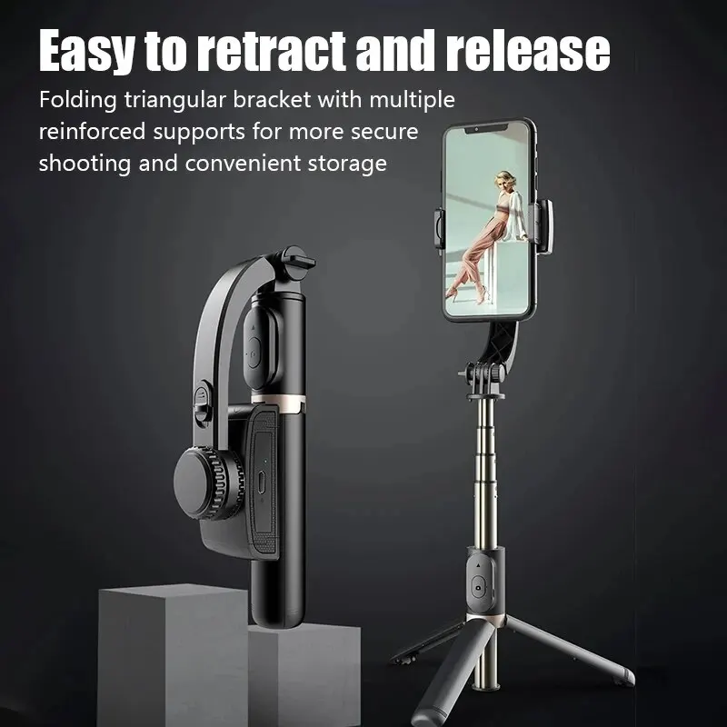 Q08 Handheld Gimbal Stabilisat - Selfie Stick Tripod recensione e prezzo