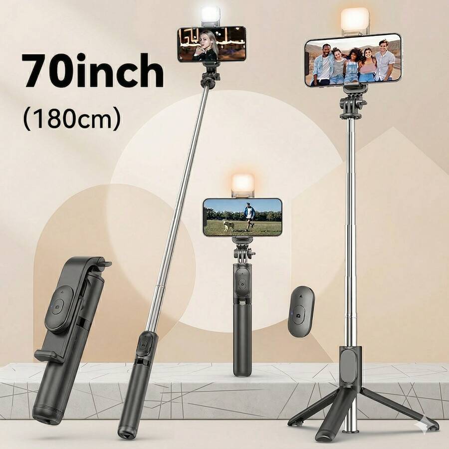 70 Inch Extendable Selfie Stic - Selfie Stick Tripod recensione e prezzo