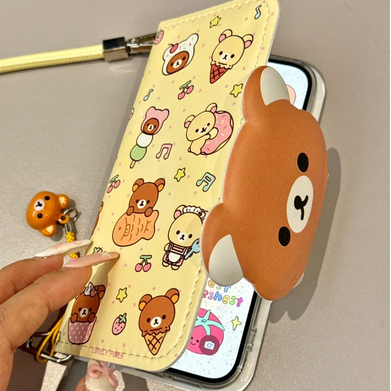Rilakkuma Cute Cartoon Flip Le - Phone Accessories Box Set recensione e prezzo