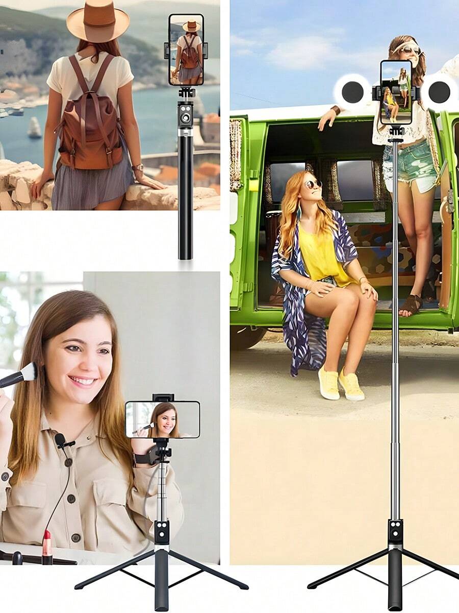6 In 1 Selfie Stick With Fill  - Selfie Stick Tripod recensione e prezzo