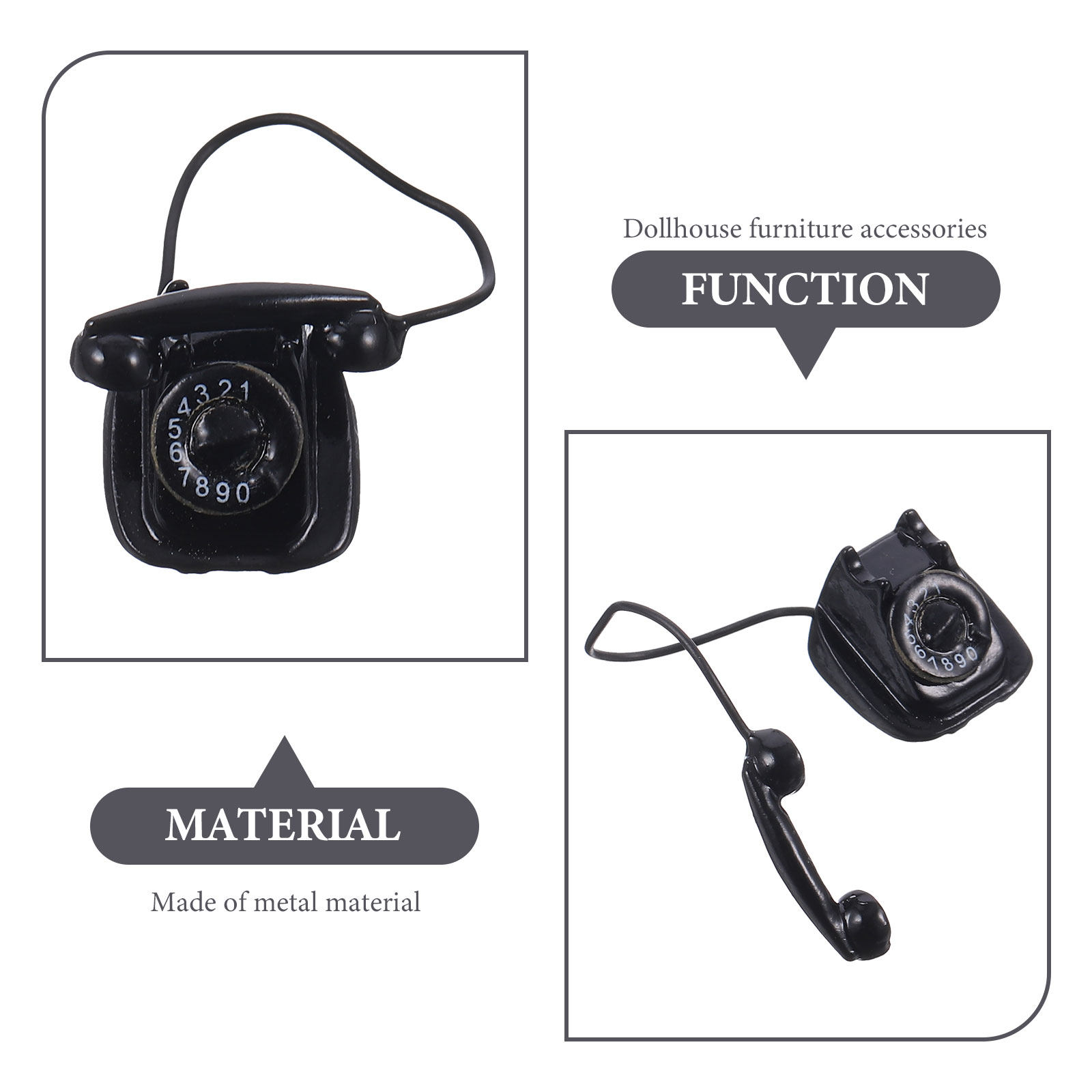Retro Miniature Telephone Vint - Phone Accessories Europe recensione e prezzo