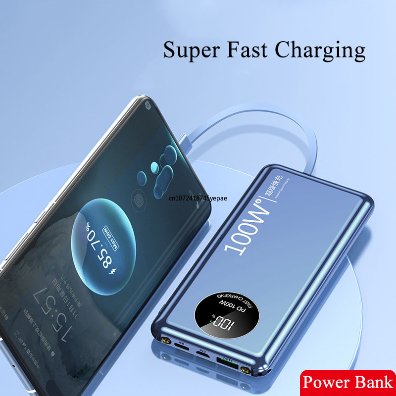 100W Super Fast Charging Power - Portable Charger 20000Mah recensione e prezzo