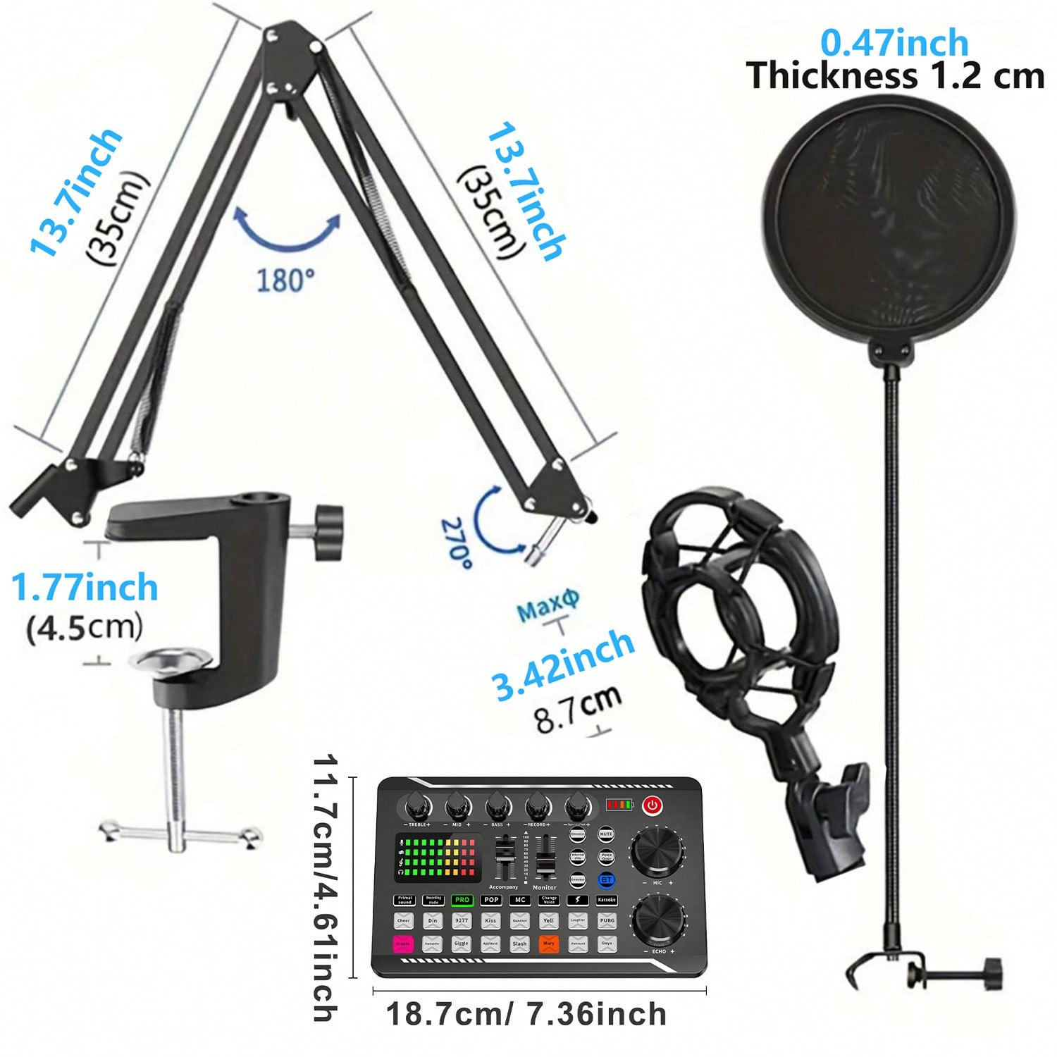 Podcast Equipment Kit With Aud - Phone Accessories Online recensione e prezzo