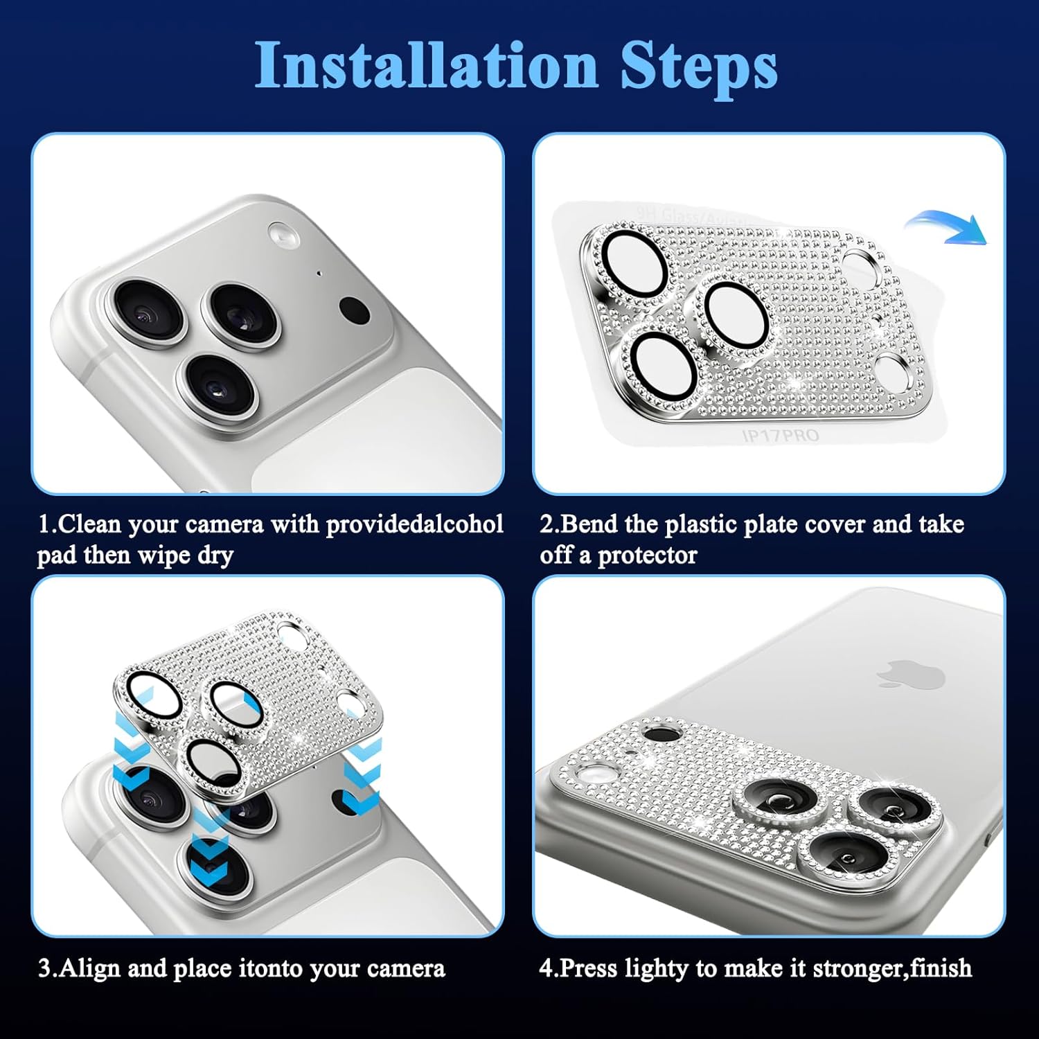 Glitter Diamond Camera Lens Pr - Phone Accessories Online recensione e prezzo