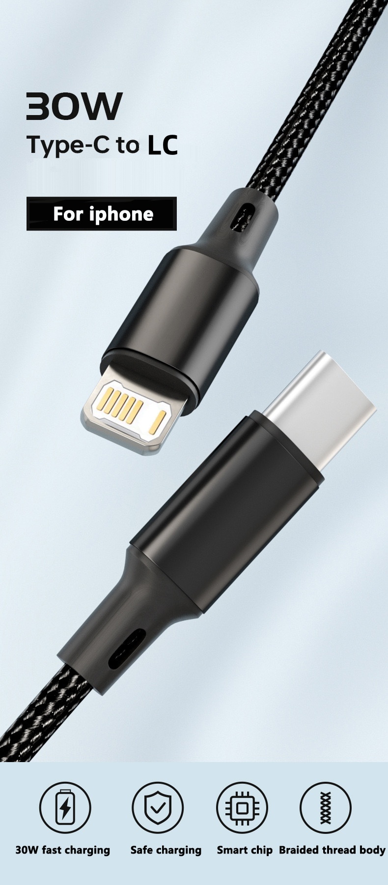 PD 30W USB Cable For iPhone 14 - Phone Accessories Online recensione e prezzo