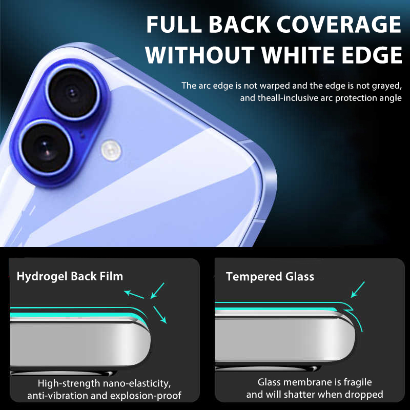 4-1Pcs Back Hydrogel Film For  - Phone Accessories Online recensione e prezzo
