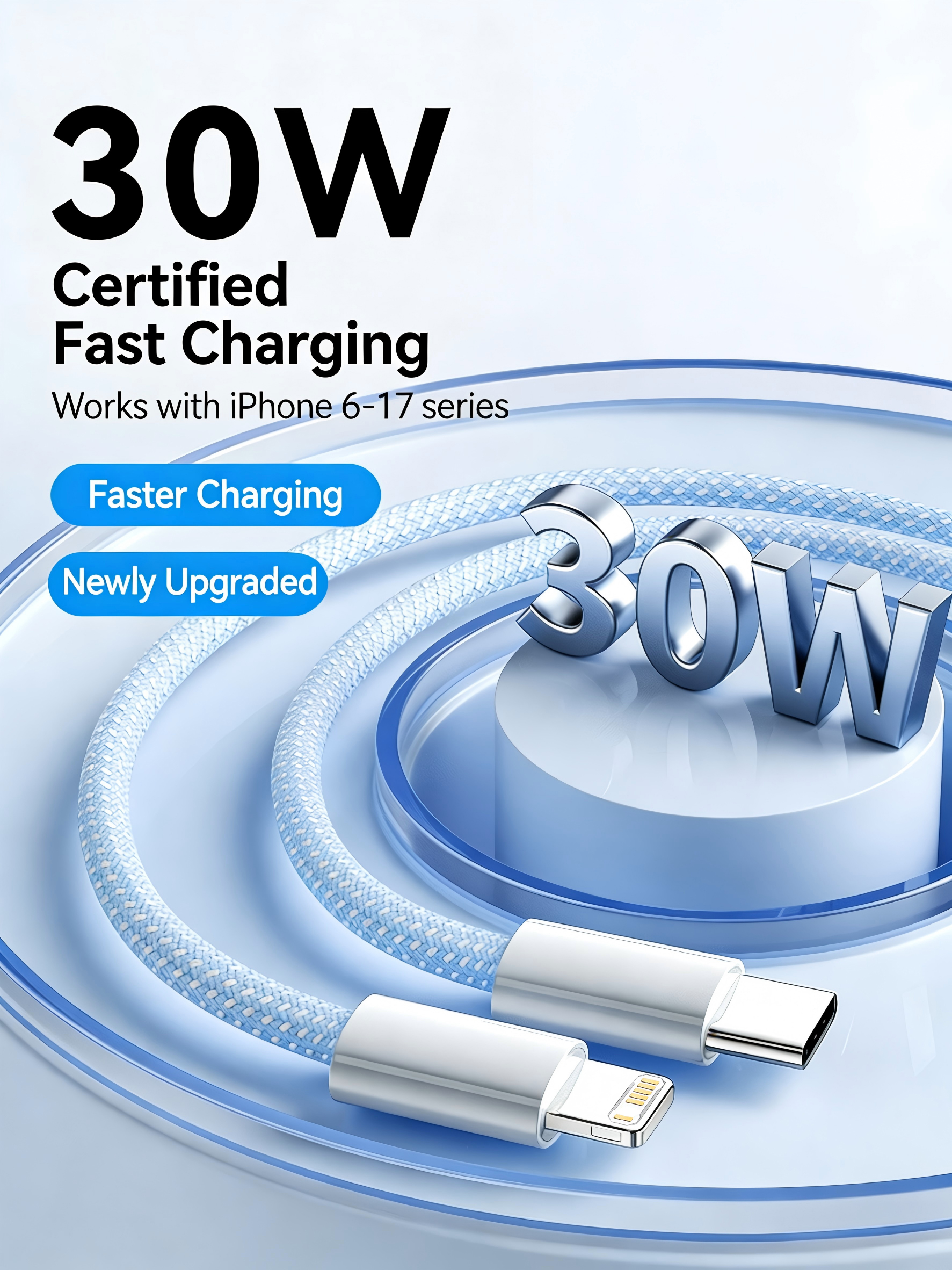 3PCS PD 30W USB Cable For iPho - Phone Accessories Online recensione e prezzo