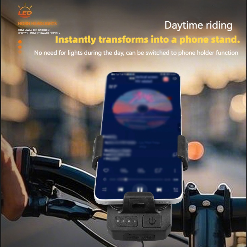 Bicycle Front Light with Horn  - Phone Zone Accessories & Repair recensione e prezzo