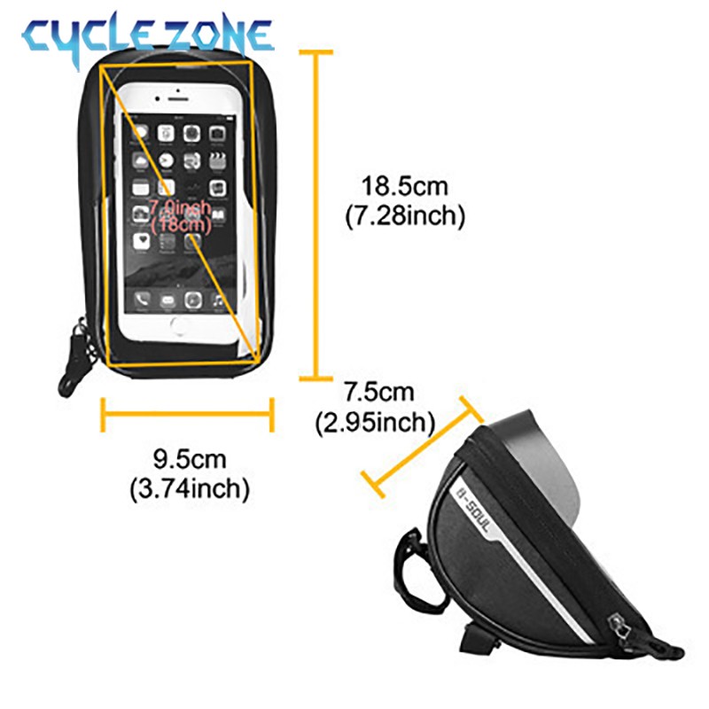 Mountain Bicycle Bag Touch Scr - Phone Zone Accessories & Repair recensione e prezzo