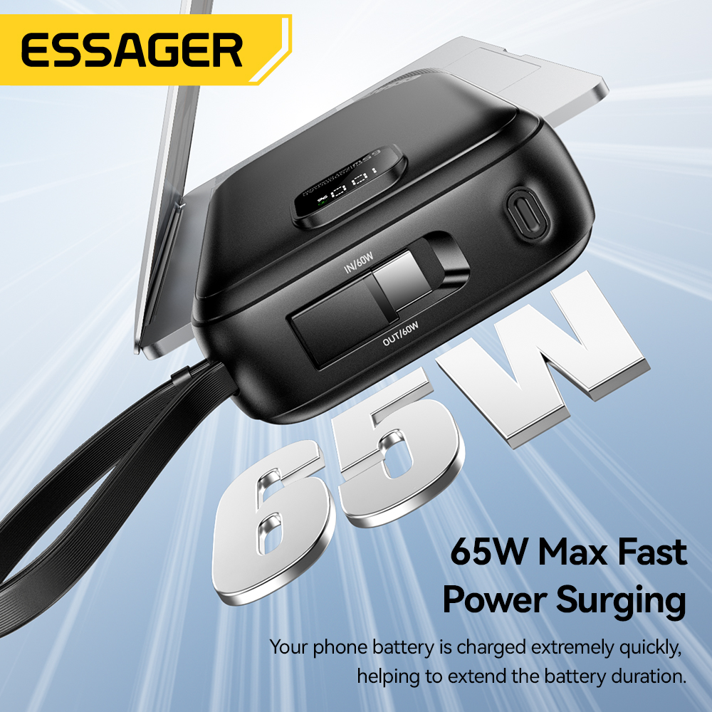 Essager 65W 20000mAh Power Ban - Portable Charger 20000Mah recensione e prezzo
