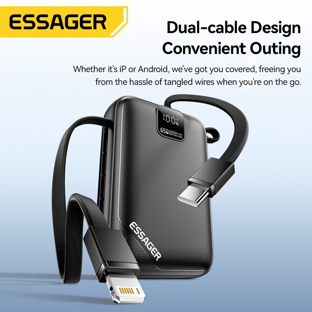 Essager 65W 20000mAh Power Ban - Portable Charger 20000Mah recensione e prezzo