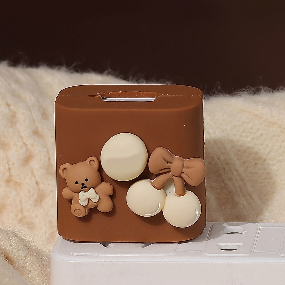 Cute Bear Charger Protector Ca - Phone Accessories Online recensione e prezzo
