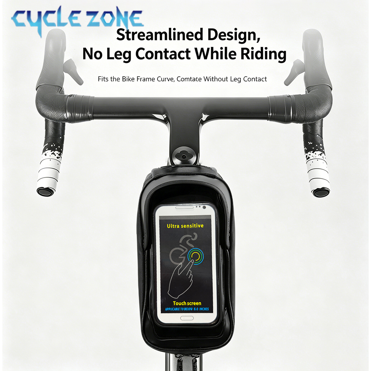Bike Top Tube Bag Bicycle Fram - Phone Zone Accessories & Repair recensione e prezzo