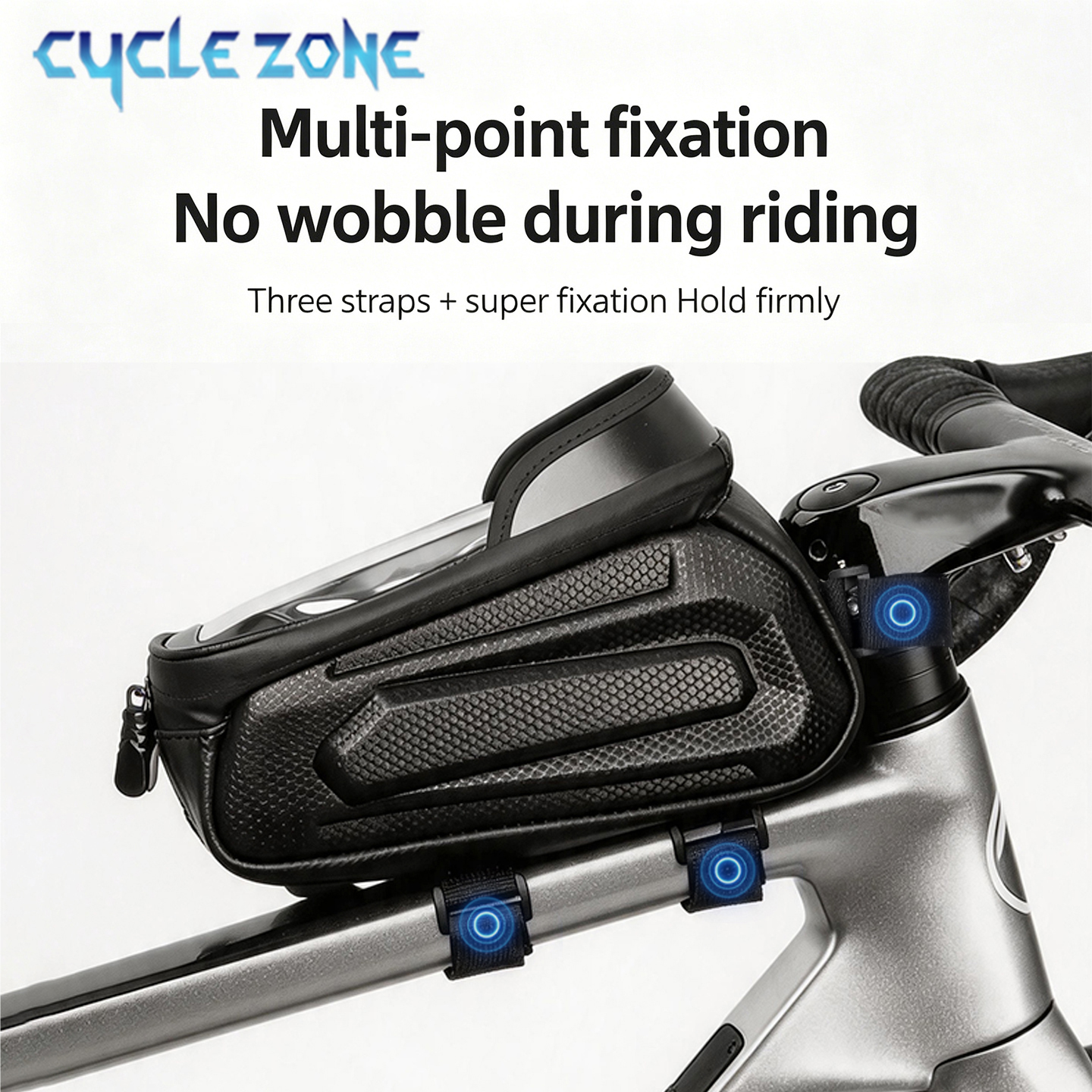 Bike Top Tube Bag Bicycle Fram - Phone Zone Accessories & Repair recensione e prezzo