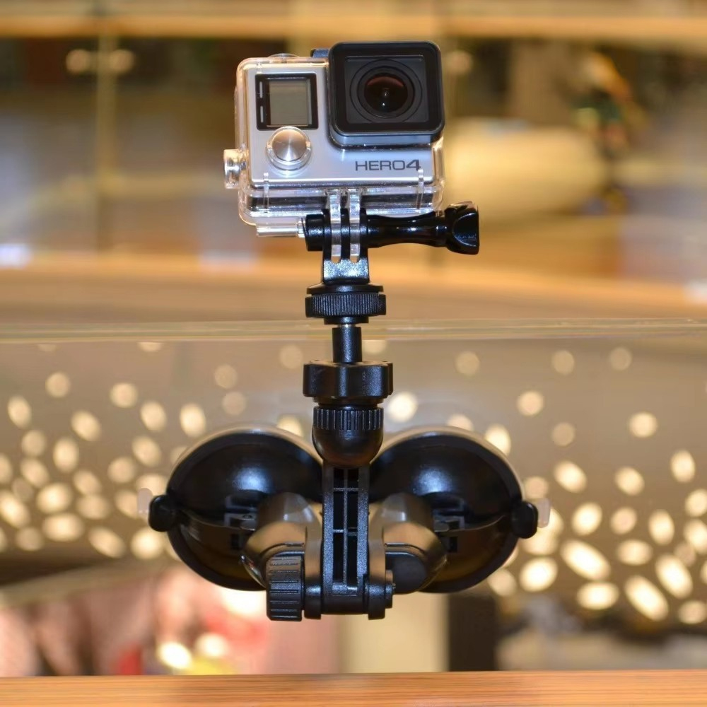 Double Suction Cup Mount with  - Selfie Stick Tripod recensione e prezzo