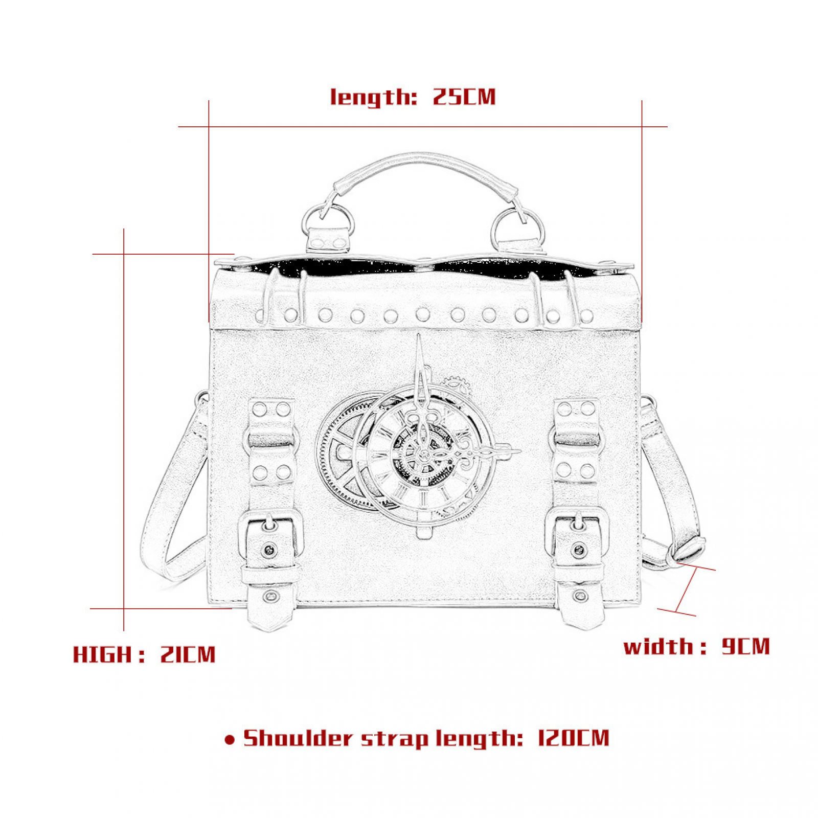 Steampunk Gear Crossbody Shoul - Phone Accessories Europe recensione e prezzo