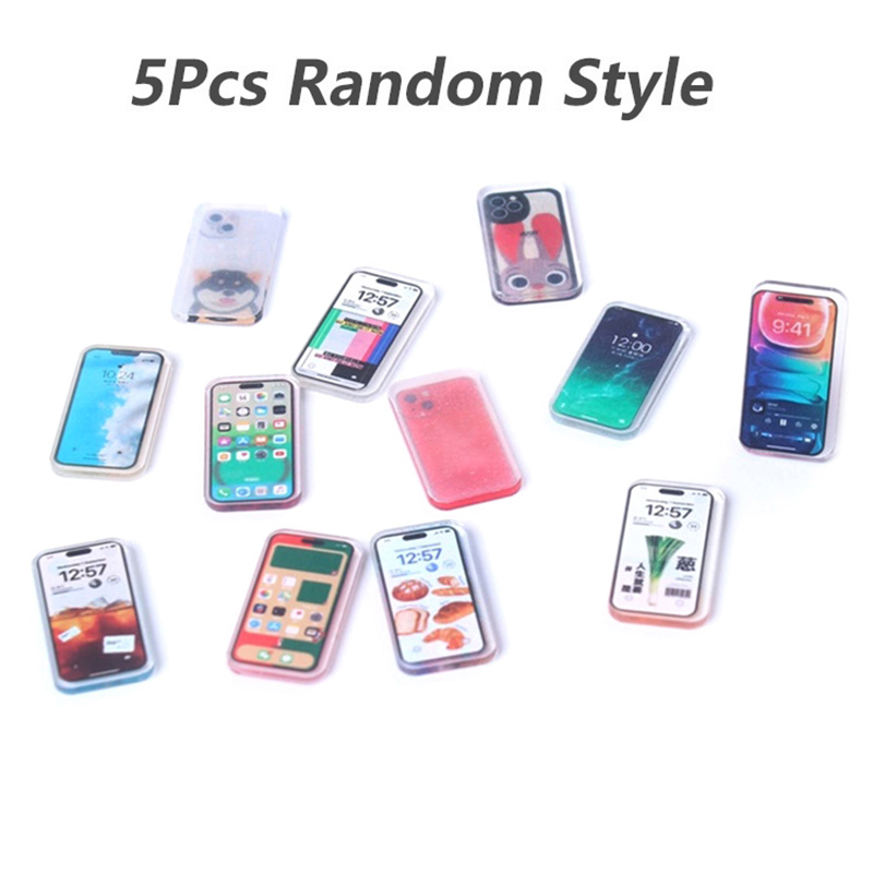**5Pcs 1:12 Dollhouse Miniatur - Phone Accessories Europe recensione e prezzo