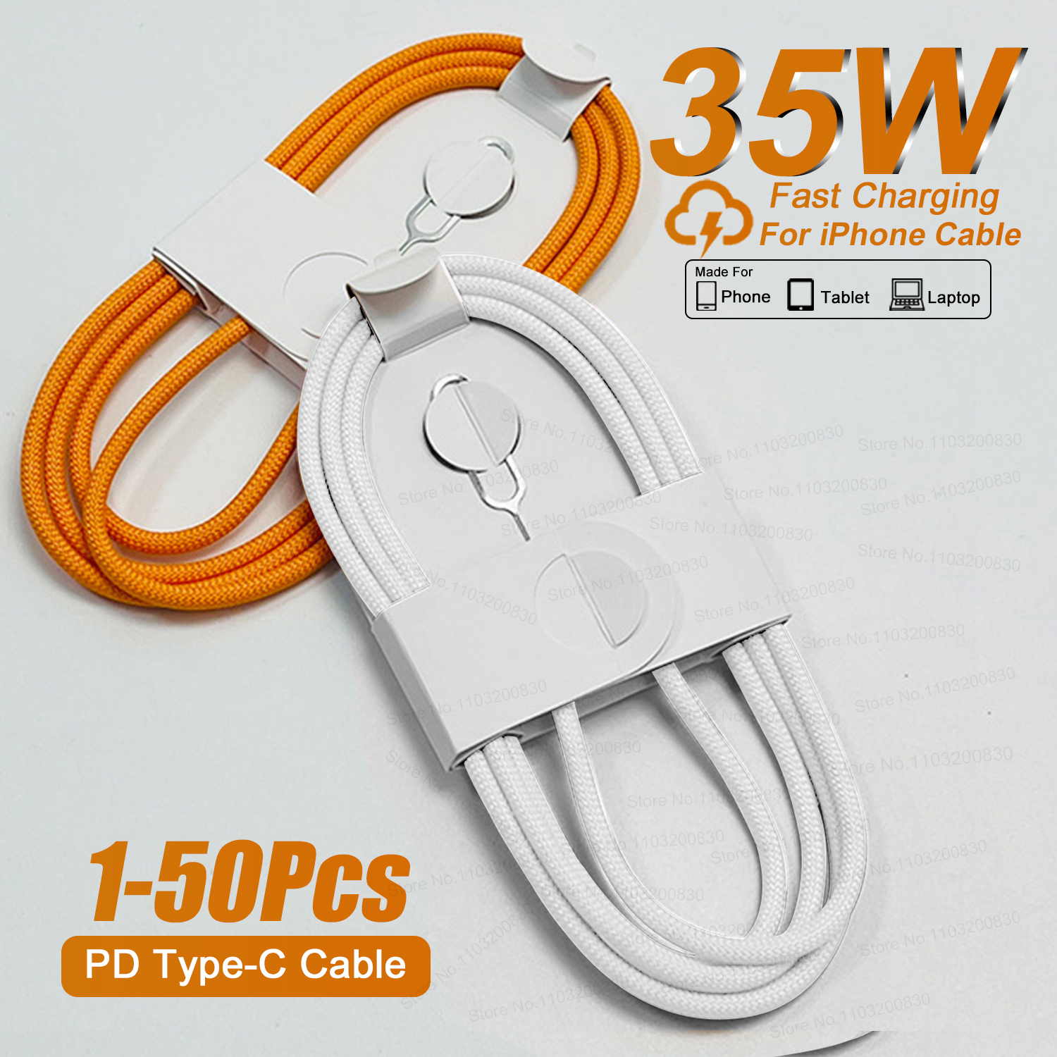 1-50Pcs 35W Type-C to Type C W - Phone Accessories Online recensione e prezzo