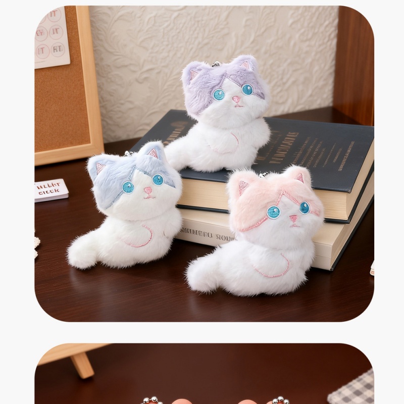  Cute Calico Cat Plush Keychai - Phone Accessories China recensione e prezzo