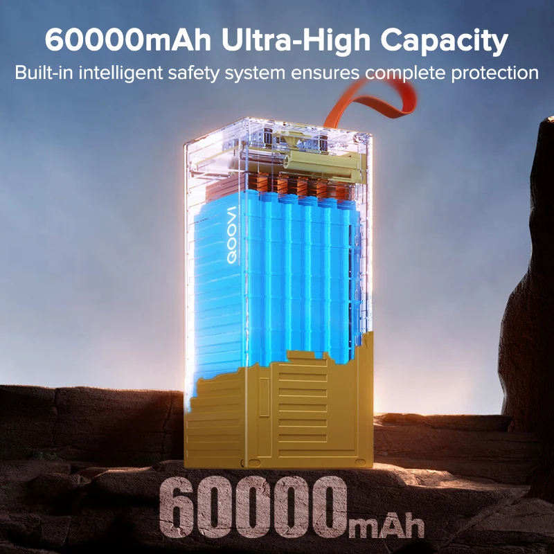 QOOVI 60000mAh Power Bank 22.5 - Portable Charger 20000Mah recensione e prezzo